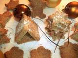 Biscuit de Noël au coco sans gluten, sans oeuf et sans lait