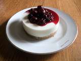 Cheesecake aux yaourts et fruits rouges (sans gluten et sans œuf)