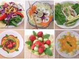 Salades  detox  multicolores