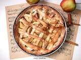 Tarte aux pommes à la cannelle (sans gluten et sans œuf)