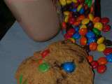 Cookies aux m&m's et chunks