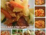 Menu du jour : Filets de dinde et légumes au curry