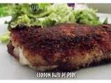 Plat du jour express : Cordon bleu de porc/salade