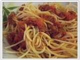 Plat du jour : Spaghettis bolognaise à ma façon