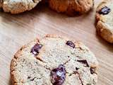 Cookies à la farine de souchet et d’amande (vegan et sans gluten)