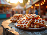 Gaufres fête foraine à tester