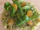 Taboulé de brocolis, quinoa & coppa
