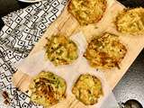 Galettes ou paillassons de pomme de terre et haricots verts