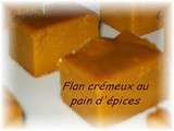 Flan crémeux de pain d'épices