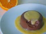 Panna cotta au Chocolat et son Orange curd
