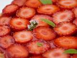 Tarte aux fraises et verveine