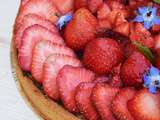 Tarte fraise basilic