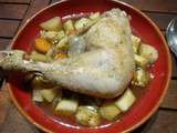 Soupe de poulet aux légumes d’hiver
