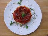 Tartines aux tomates confites et à l’aïl