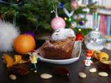 Cake de Noël orange-amande sans beurre sans sucre