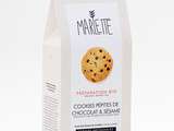 Cookies pépites de chocolat et sésame de Marlette