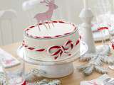 Diy Gâteau de Noël en rouge et blanc