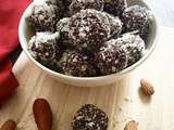 Energy balls aux dattes-amandes-cacao