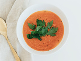 Hearty, healthy, tasty carrot soup