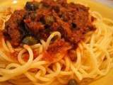 Spaghettis sauce Marcello