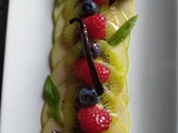Carpaccio de fruits frais et sirop infusé aux épices