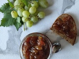 Confiture de raisin blanc à la vanille