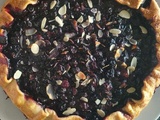 Tarte rustique aux myrtilles