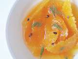 Suprêmes d’oranges, safran et baies du Sichuan