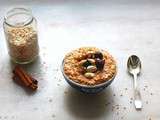 Porridge d’avoine façon carrot-cake, sans cuisson