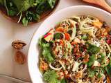 Salade d’orge et de lentilles aux légumes croquants