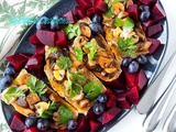 Bruschettes Végétales d'Aubergines et Champignons, Cuisson Douce étagée