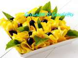 Cueillette du jour : Salade de Courgettes (Olives Kalamata et Balsamique)