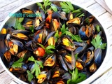 Moules de Charron en Marinière à la Tomate, aux Poivrons et aux Carottes