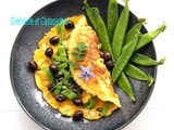 Omelette aux Pois Gourmands