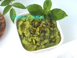 Pesto Olives Basilic Courgettes