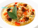 Risotto au Potimarron, aux Champignons et à la Sauge, et petites Astuces