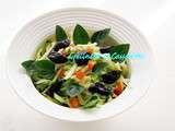 Salade de Courgettes aux Poivrons et aux Olives
