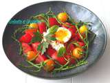 Salade fraîcheur aux Salicornes et Astuces pour réussir les Oeufs Mollets