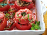 Tomates farcies au Poulet et au Sarrasin (sans gluten)