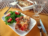 Clafoutis courgette tomates et mozzarella