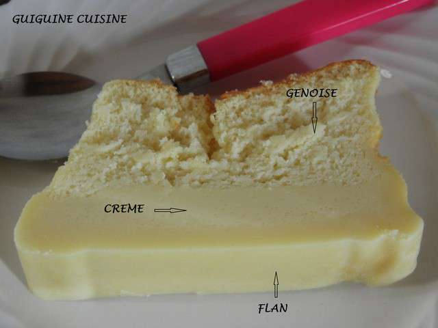 Recettes de Gâteau magique de Guiguine cuisine