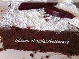 Gâteau chocolat/betterave