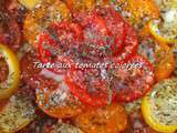 Tarte aux tomates colorées