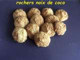 Rochers noix de coco ou congolais