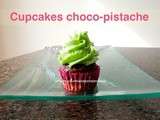 Cupcakes choco-pistache
