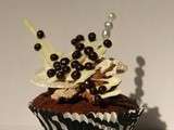 Cupcakes chocola' thé (Concours Dark Pearls de Jacques)
