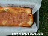 Cake tomates mozzarella
