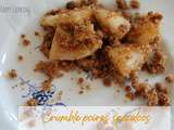 Crumble poires speculoos