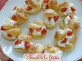 Petits choux chantilly fraises {Battle Food # 7}