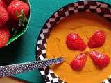 Gazpacho express de tomates et fraises